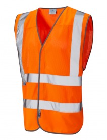 Leo Arlington Coolviz Mesh Waistcoat Orange